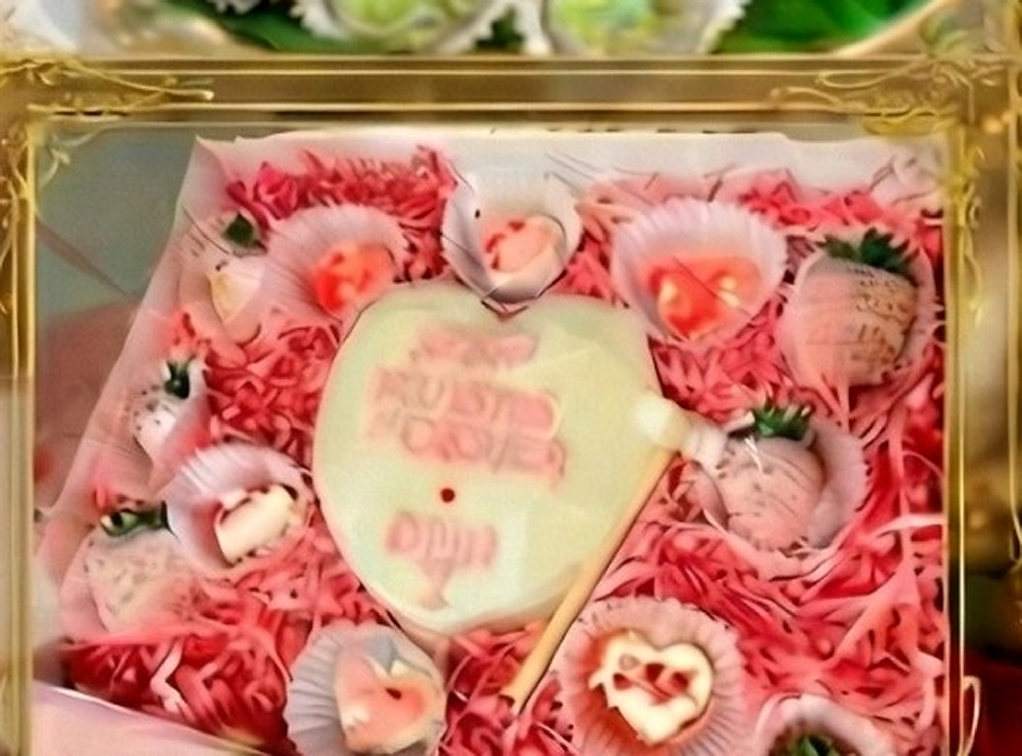 Pink heart custom gift creation by Zee Star Creations.
